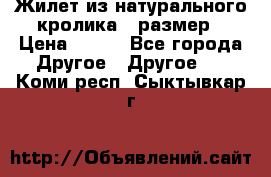 Жилет из натурального кролика,44размер › Цена ­ 500 - Все города Другое » Другое   . Коми респ.,Сыктывкар г.